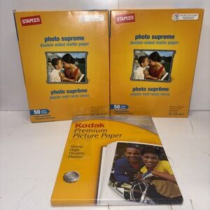 3 packs‎ of photo paper printer 8.5 x 11